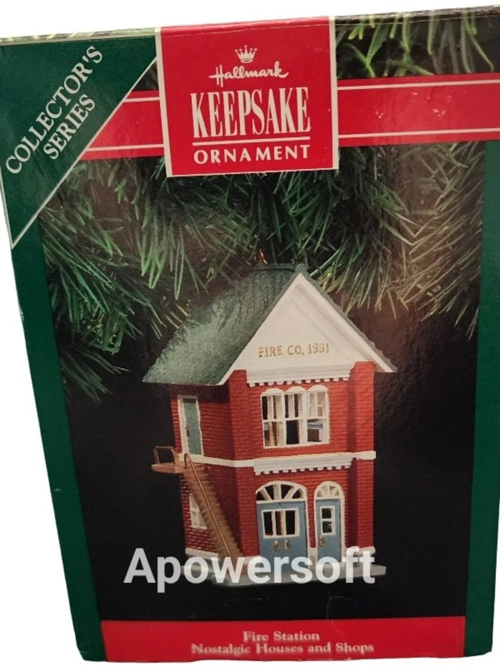 1991 Hallmark Keepsake Ornament - Fire Station